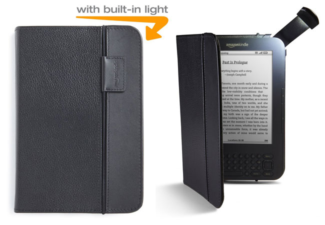  Amazon Kindle Leather Cover with Light